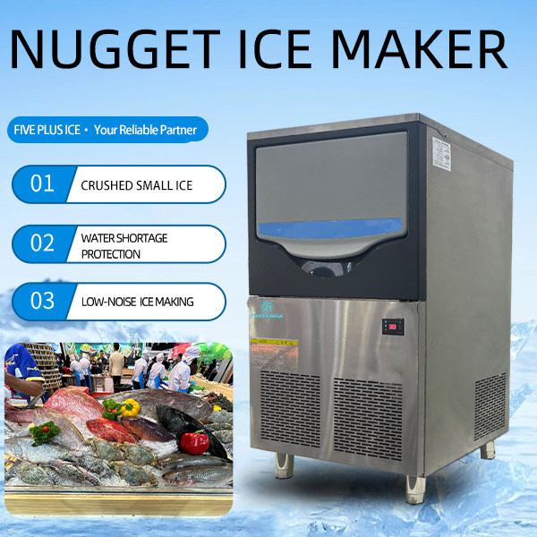 Self container nugget ice maker