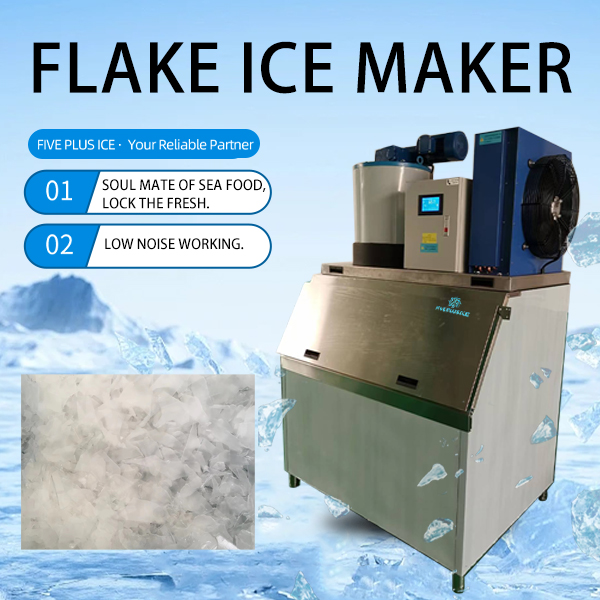 Flake ice maker